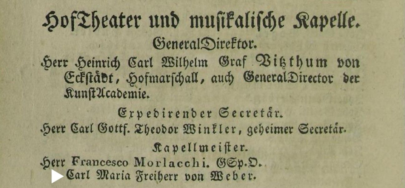 Königlich Sächsischer Hof-, Civil- und Militär-Staat, Leipzig, 1819, p.50.